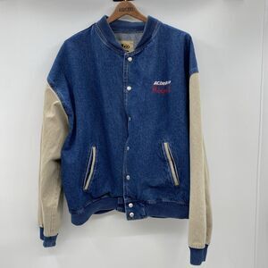 Vintage 80s AJD Wrangler Denim SnapBack Hat Adjustable USA Made Rare